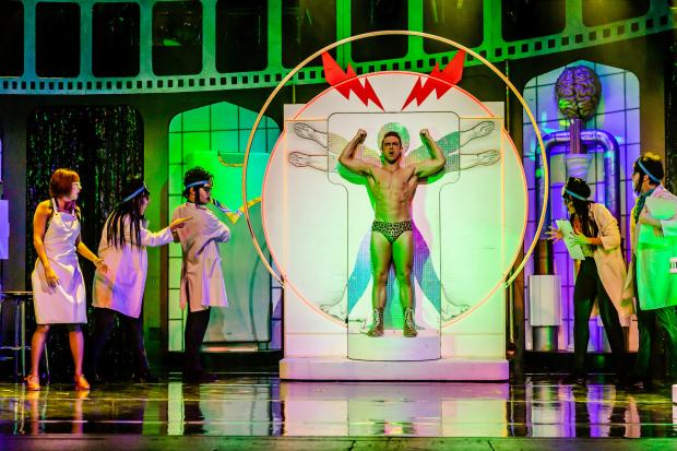 Oxford Mail: Rocky Horror on stage.  Photo: Shaun Webb