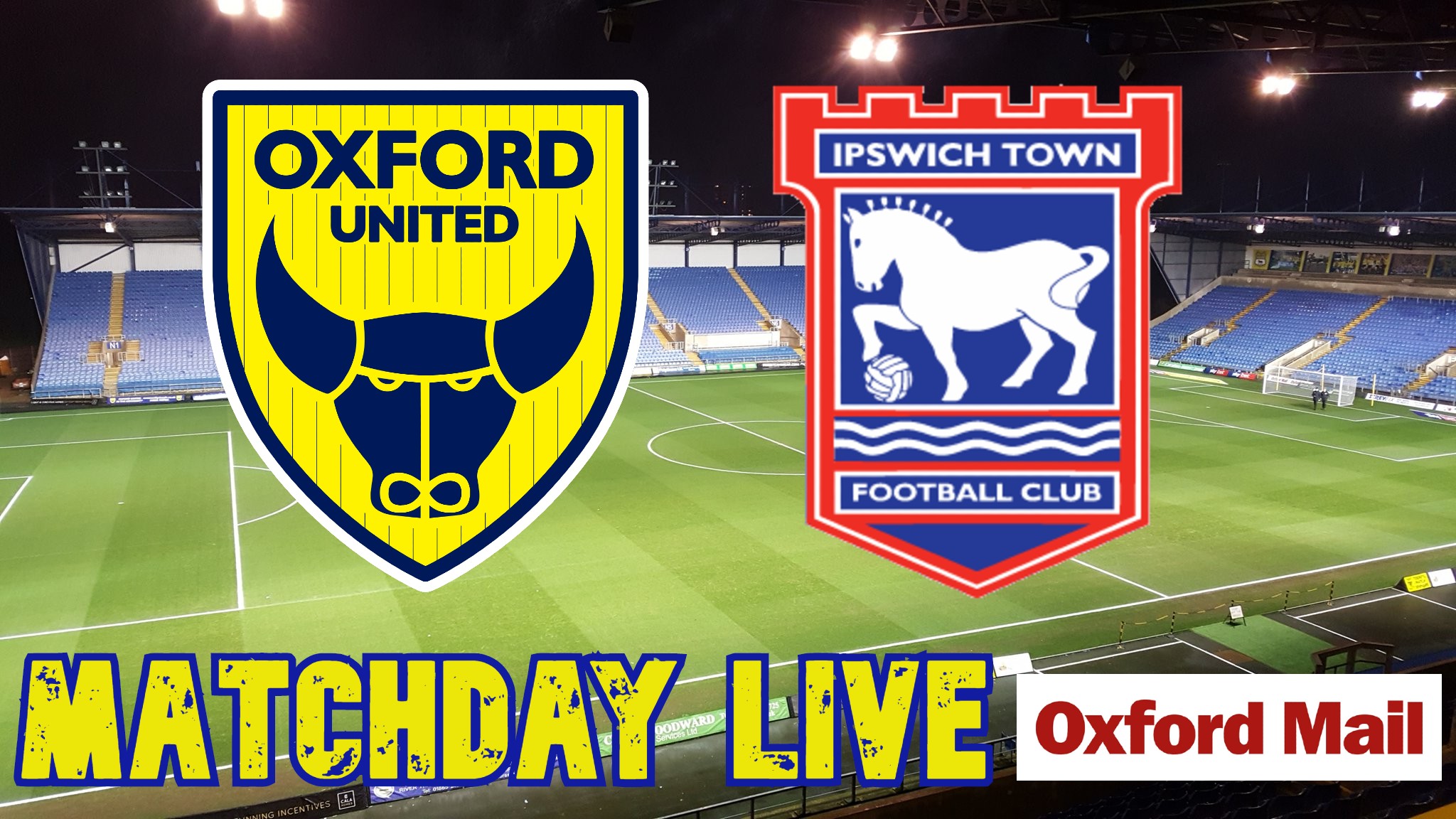 UPDATES: Oxford United v Ipswich Town – live