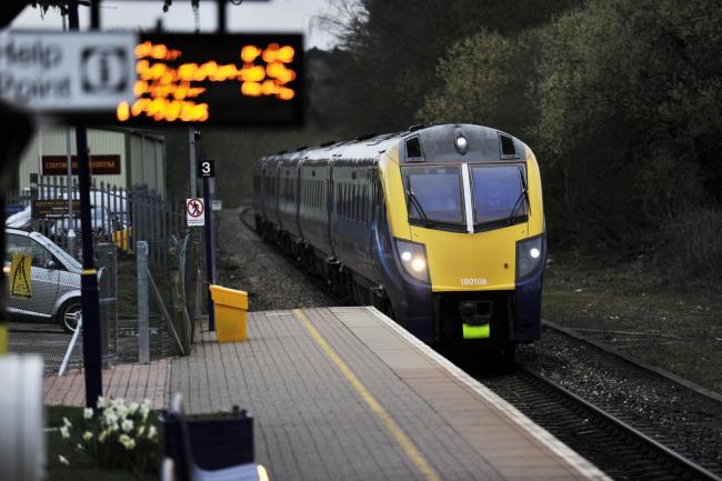 File image of a train at Hanborough station. Picture: Mark Hemsworth