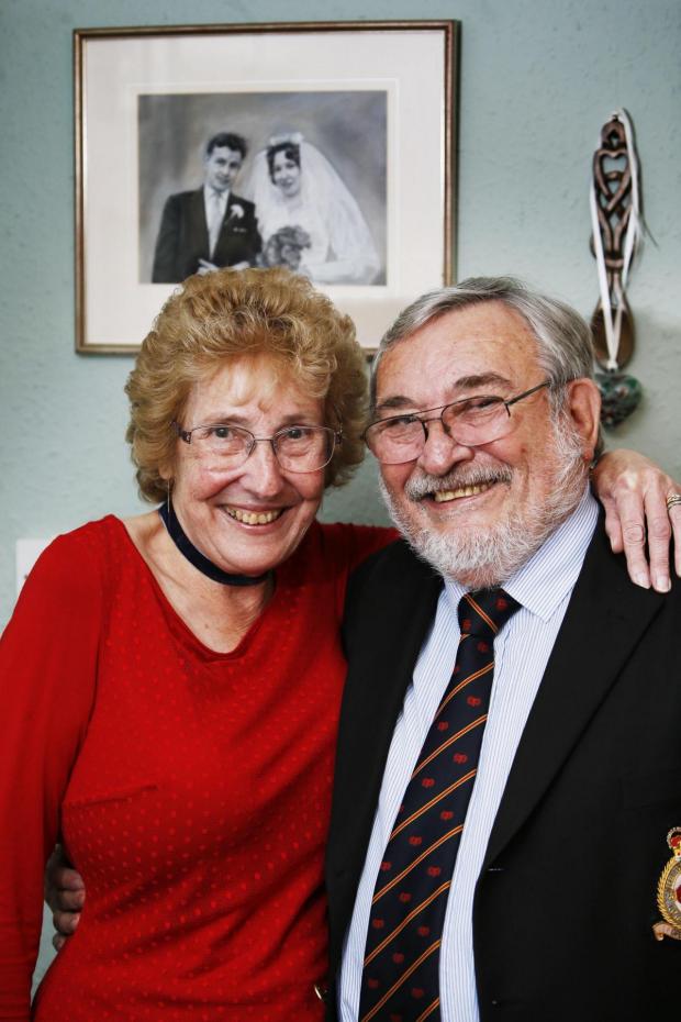Oxford Mail: Rosalie and Rodney James celebrating their 40th year of fostering in 2017
