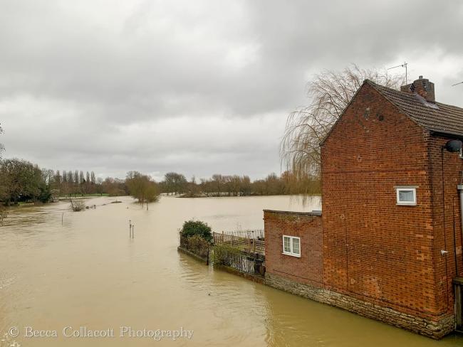 Becca Collacott Abingdon flooding 2020