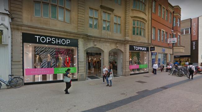 Topshop on Queen Street. PIC: Google Maps