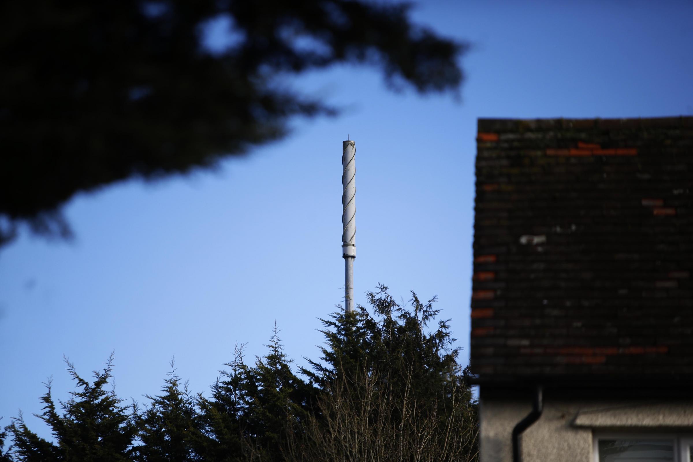 Ian Jackman and other Eynsham residents are disappointed by plans to build a 5G mast near their homes. Picture: Ed Nix