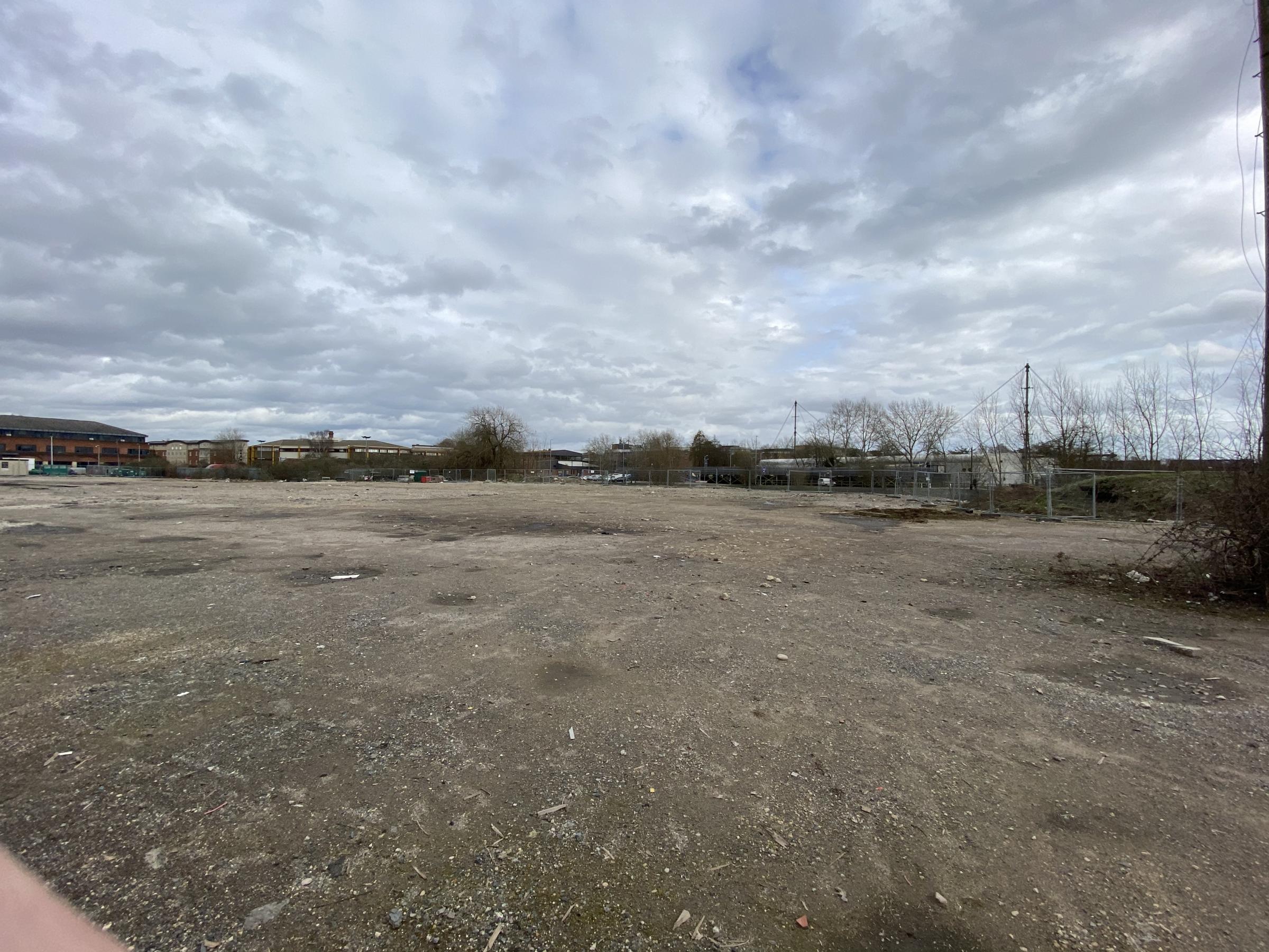 Land at Oxpens ready for development Picture: OxWED