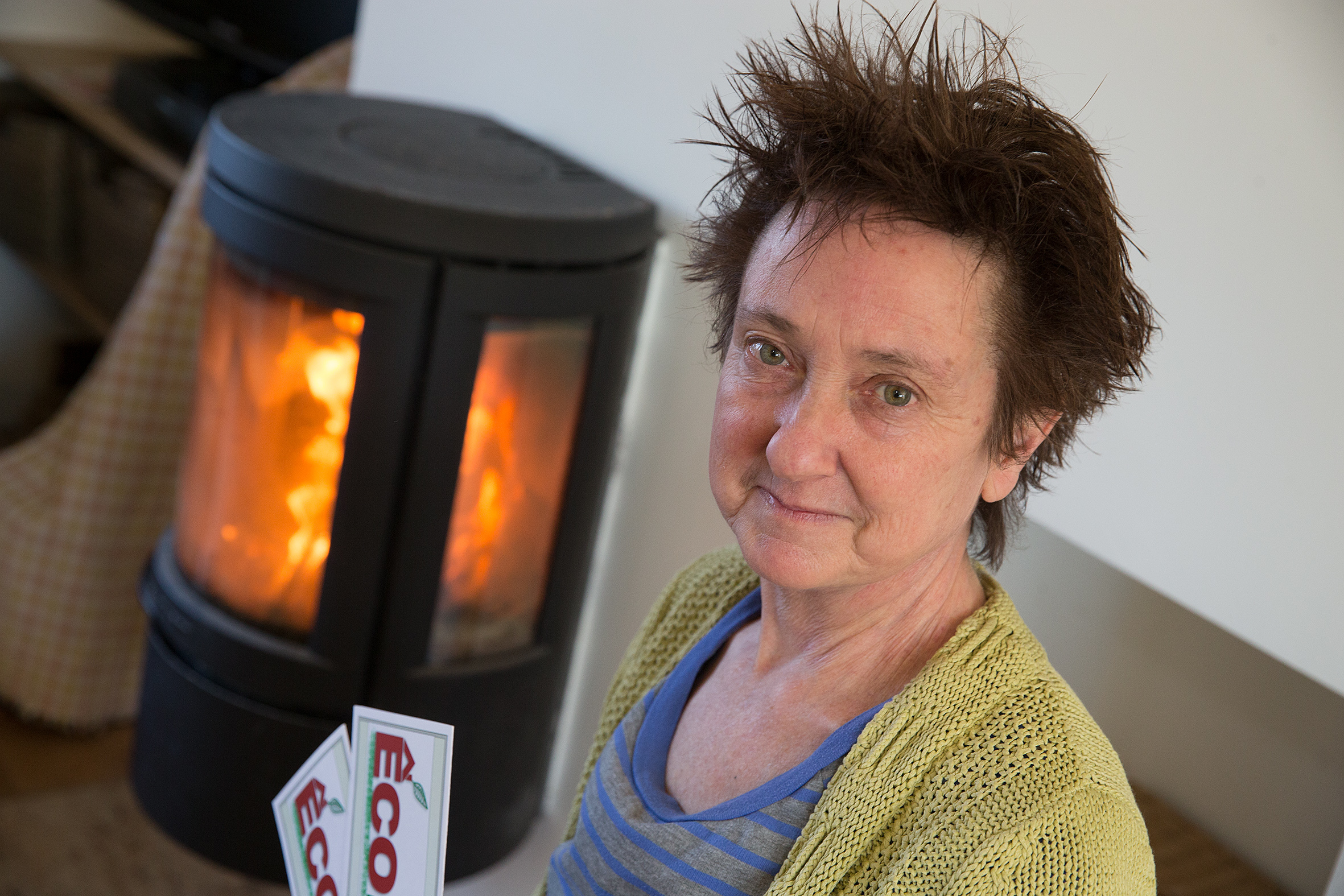 14-01-2015.Dr Sue Roberts at her Eco House in Wallingford...Catchline: Eco House.Length: In Business.Copy: .Pic: Damian Halliwell.Picture Sales Ref: OX72125.