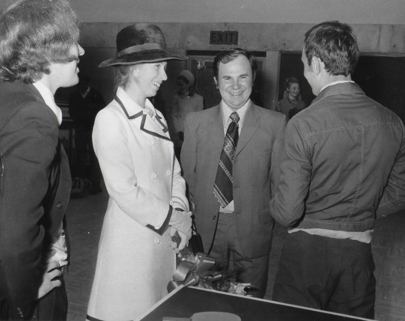 Princess Anne at the new youth centre in Oxford in 1972