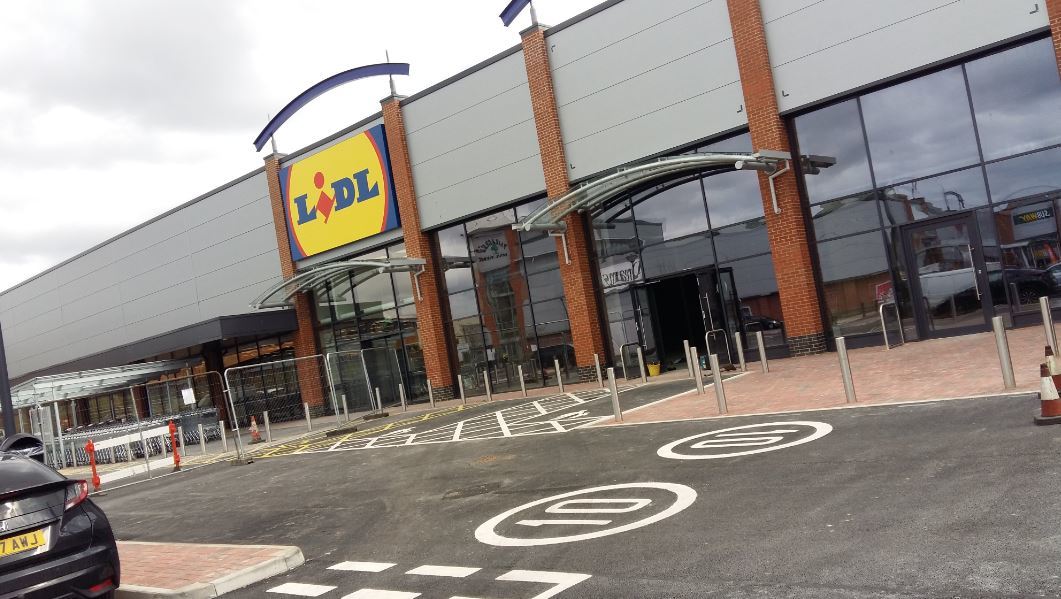 The new Lidl at Fairacres Retail Park in Abingdon