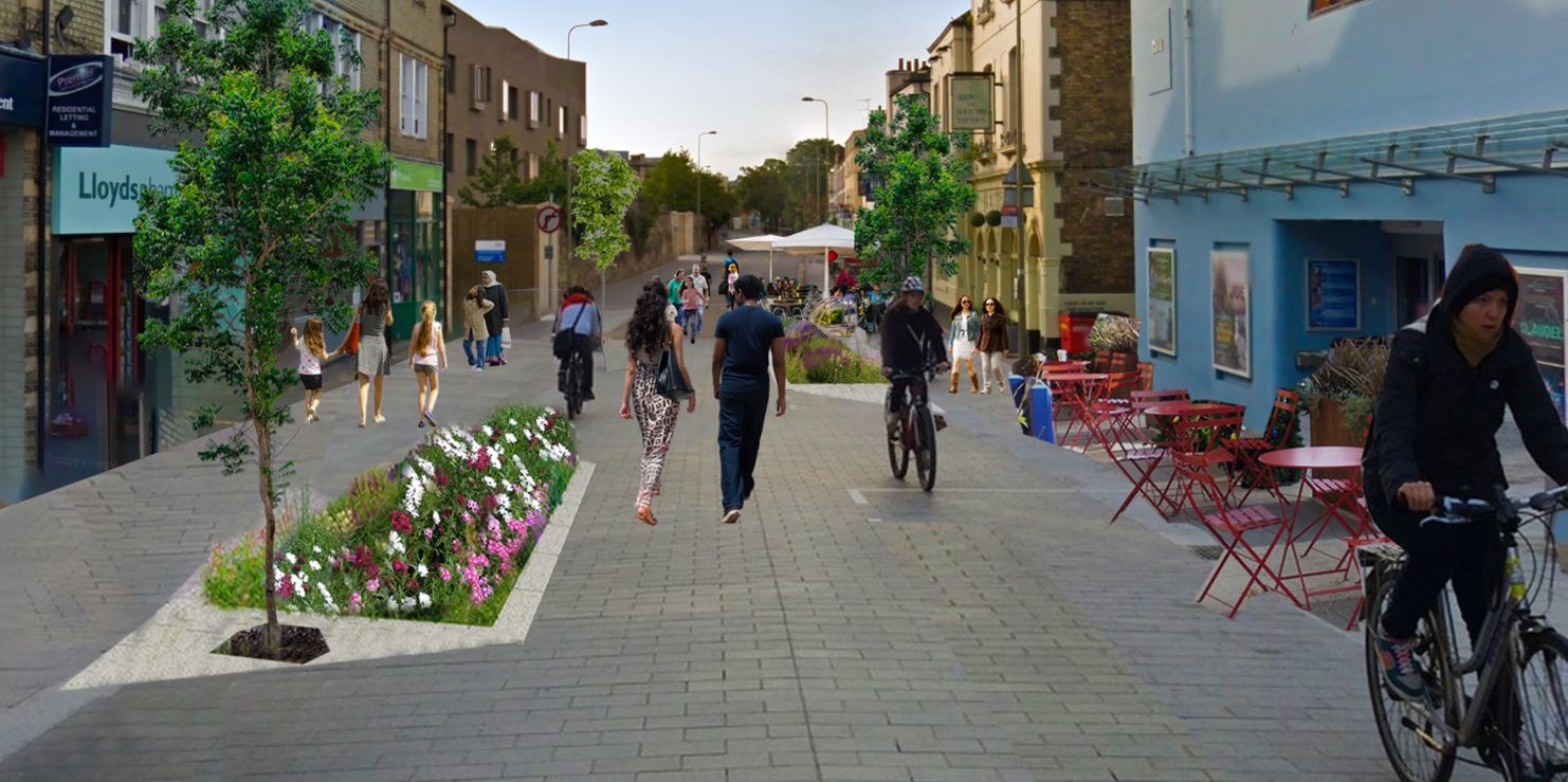 A traffic-free Walton Street imagined Picture provided by Cyclox 