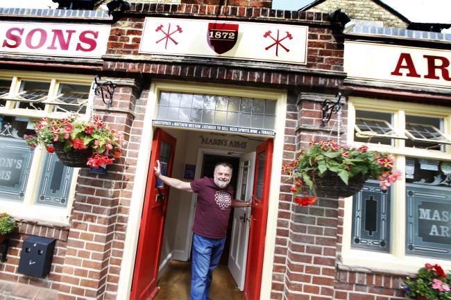 Chris Meeson, landlord of the Masons Arms in Headington