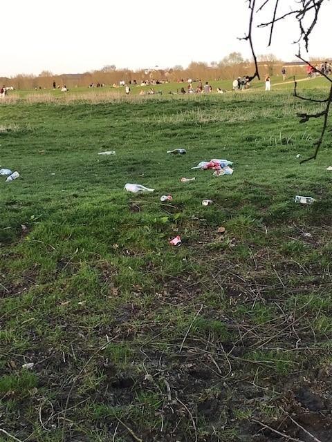Litter at Port Meadow 