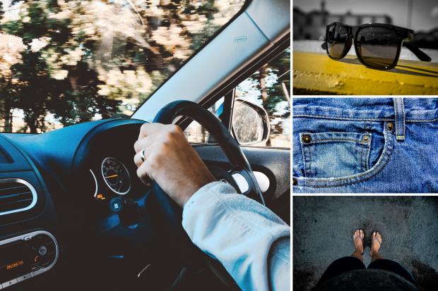 7 clothing items that could land you a £5,000 fine and a driving ban. (Canva)