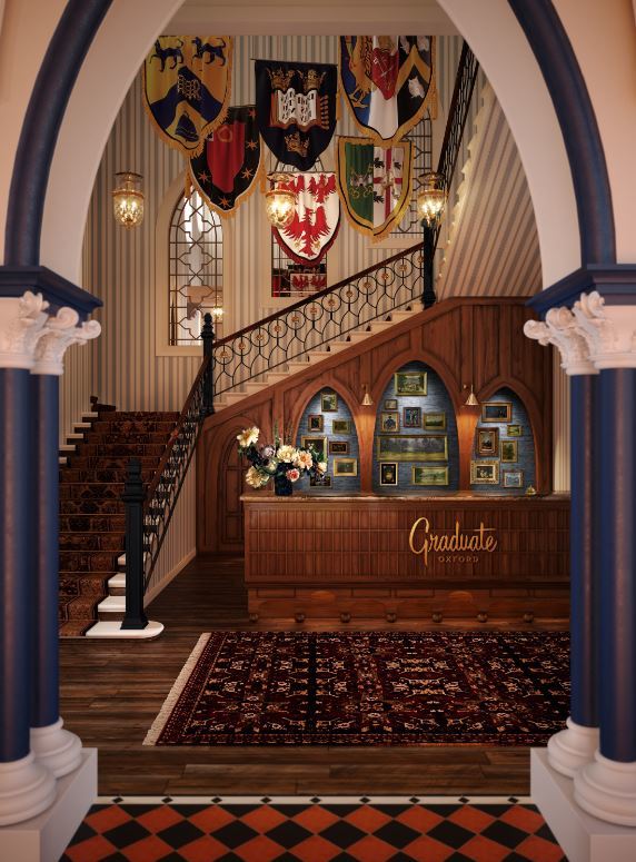 How the new reception area will look at the Randolph Hotel Picture: Graduate Hotels