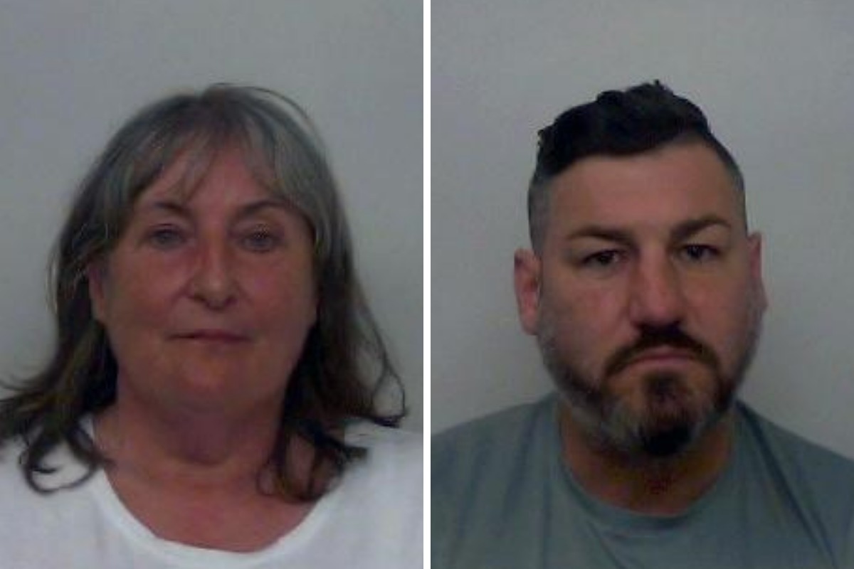 Gloria Murray and Lee Colcombe, who were jailed for conspiracy to supply cocaine Pictures: TVP
