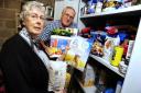 Picture by: David Fleming.Catchline: Wallingford Food Bank.Length: Lead.Date: 30/12/15.Booked by: Ffrench.Contact: Jean Burt 07957898912. Location: Brightwell-cum-Sotwell.Caption:.Neville and Jean Burt, organisers of the Wallingford Emergency Food Bank, .