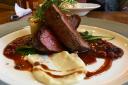 Venison steak in a port sauce with pear and celeriac puree at the Packhorse pub, Milton Hill. Picture: Sophie Grubb