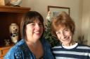  Julie Timms with Shirley Lawrence. Picture supplied by Macmillan