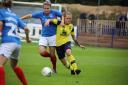 Oxford United’s Ellie Searle battles for the ball Picture: Darrell Fisher