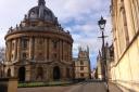 Graceful yet unsettling: Radcliffe Square is deserted. Picture by Christopher Gray
