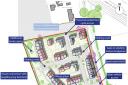 The developer's plans for the new housing development in Marston