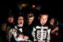 Children from Caversfield dress up for Halloween