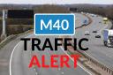 M40 closed due to vehicle fire