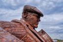 Giant sculpture in Scarborough by Gordon Craig.