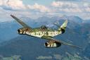 The Messerschmitt Me262 was spotted in the skies on Wednesday morning.
