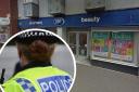 A man 'grabbed a shop assistant' and 'stole perfume' from a Boots store