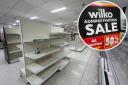 Empty shelves at the Wilko in Templars Square Shopping Centre