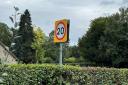 20mph sign - new picture. By Elgan Hearn Local Democracy Reporting Service.