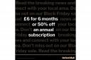 Subscribe to the Oxford Mail for £6 for six months