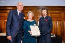 Andy and Myrtle Darby with Her Royal Highness The Princess Royal
