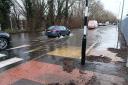 Tricky driving conditions in Osney Mead earlier this year
