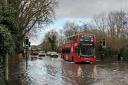 Botley Road flooded