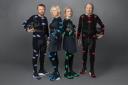 Bjorn Ulvaeus, Agnetha Faltskog, Benny Andersson and Anni-Frid Lyngstad, of ABBA in the motion capture technology