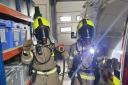 The exercise focused on breathing apparatus wearing