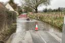 The flooding in Letcombe Regis.