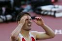 Daniel Hooker reacts after finishing seventh