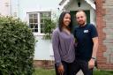Cara Egbe and her partner Adam Shelton at their house in Greater LeysPicture: Ric Mellis26/8/2017 Greater Leys, Oxford