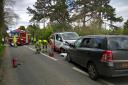 Standlake crash in which three children and their parent was injured