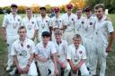 CHAMPIONS: Minster Lovell Under 15s with their medals after taking the Oxfordshire title