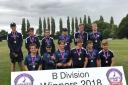 Oxfordshire's Under 15 side celebrate their national title. Picture: Simon Davie