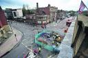 Frideswide Square pictured from the top of the Royal Oxford Hotel. Picture: OX66440 Jon Lewis