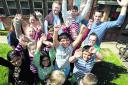 Members of Rose Hill Junior Youth Club celebrate the news