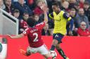 Rob Hall in action against Middlesbrough in last season's FA Cup tie