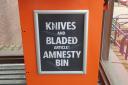 Knife amnesty bin