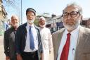 Senior members of the East Oxford Muslim community, from left, Mohammed Nawaz, chairman of Stanley Road Mosque Riaz Ahmed, Imam Monawar Hussain and Abdul Aziz