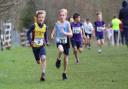 Jack Lindsay (left) won his event at the National Primary and Year 7 Cross Country Finals. Picture courtesy of Mike McSharry Images