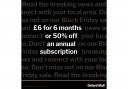 Subscribe to the Oxford Mail for £6 for six months