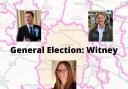 The general election candidates for Witney are: Robert Courts, Charlotte Hoagland and Rosa Bolger.